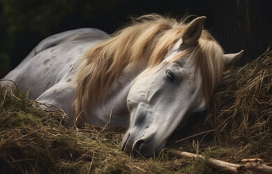 come dormono i cavalli